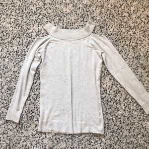 Cold shoulder sweater